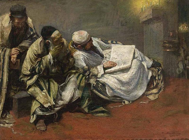 Leopold Graf Von Kalckreuth Jom Kippur oil painting picture